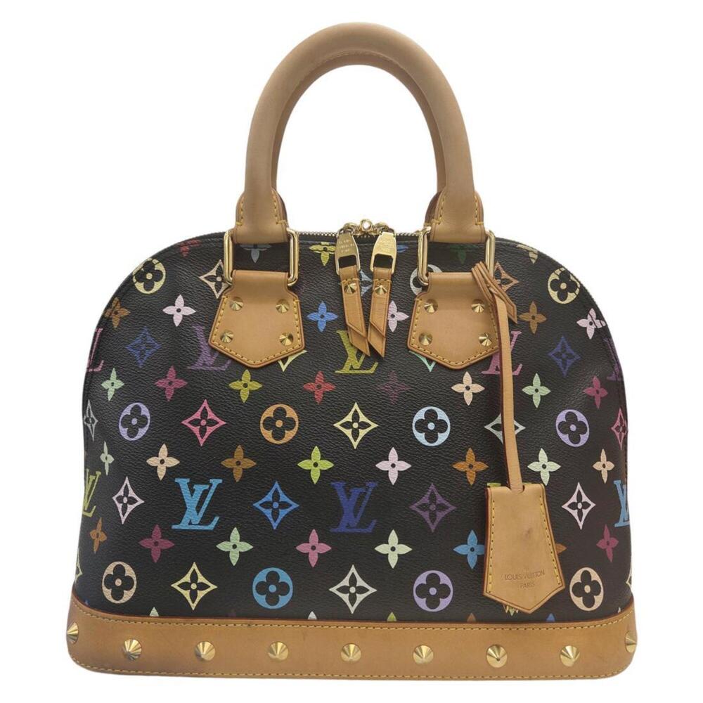 LOUIS VUITTON Alma PM Monogram Multicolor Noir M92646 Handbag for Women